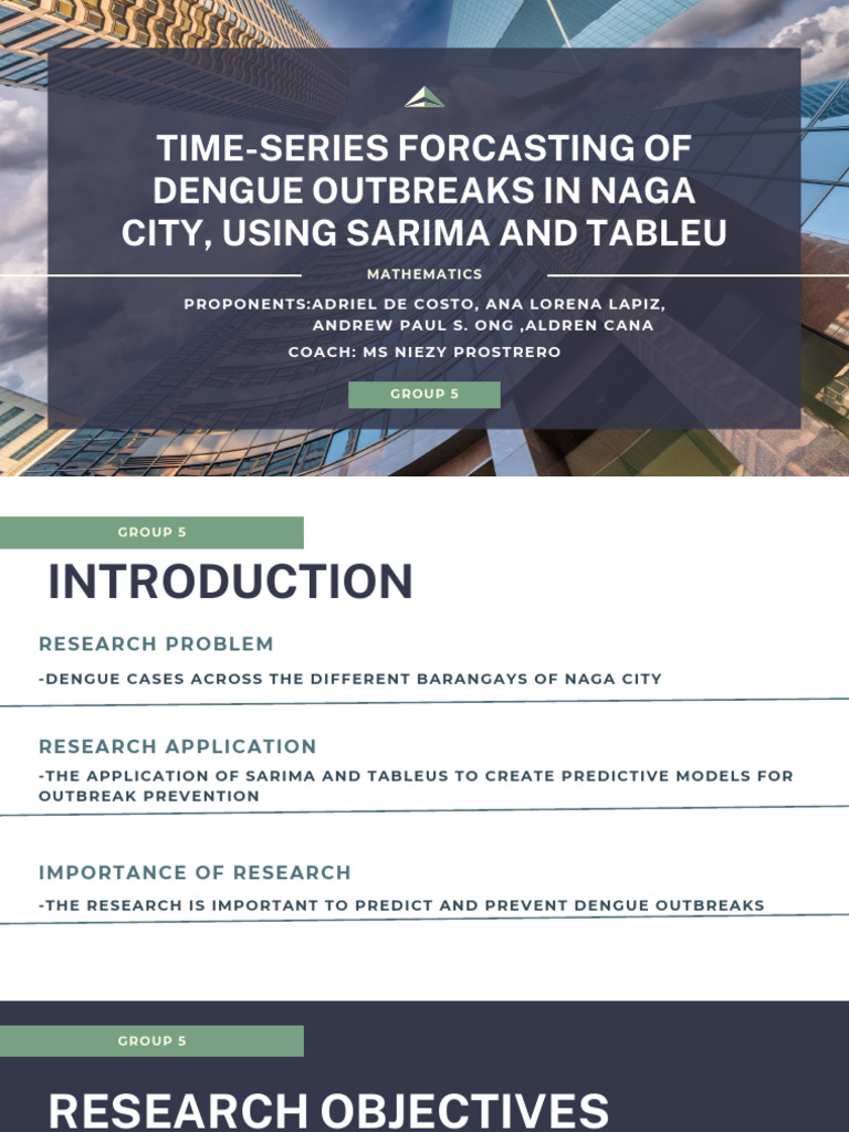 Dengue Outbreak Forecasting in Naga City | PDF | Forecasting | Time Series