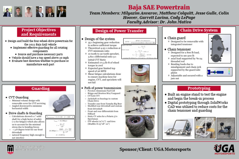 Baja SAE Powertrain Design Overview | PDF | Gear | Transportation ...