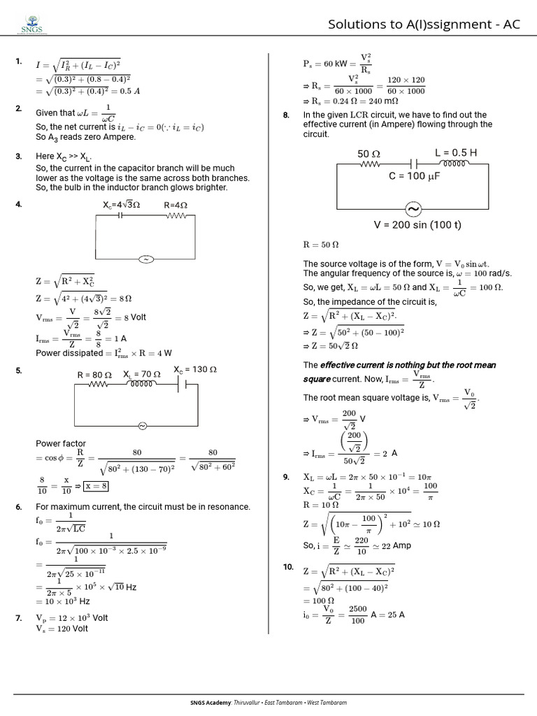 AIssignment AC Solution 1747632482 1 | PDF | Root Mean Square ...