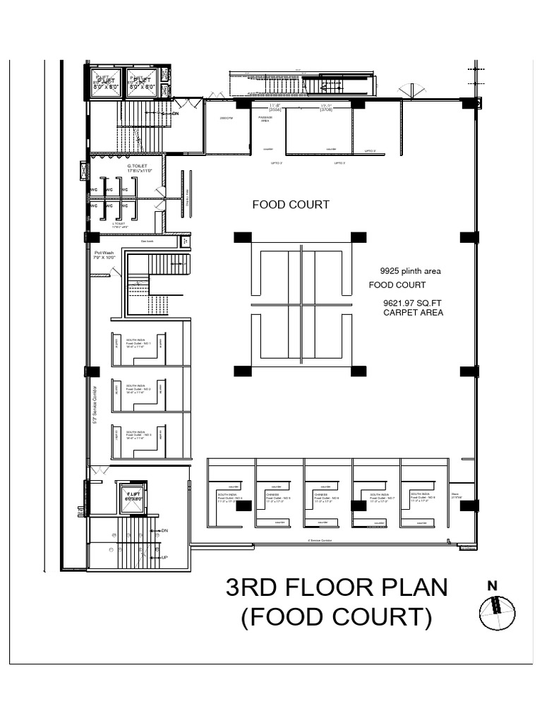 Third Floor Plan of A2a Central-1 | PDF