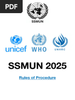 THIMUN Rules of Procedure Guide | PDF | Committee | Meetings