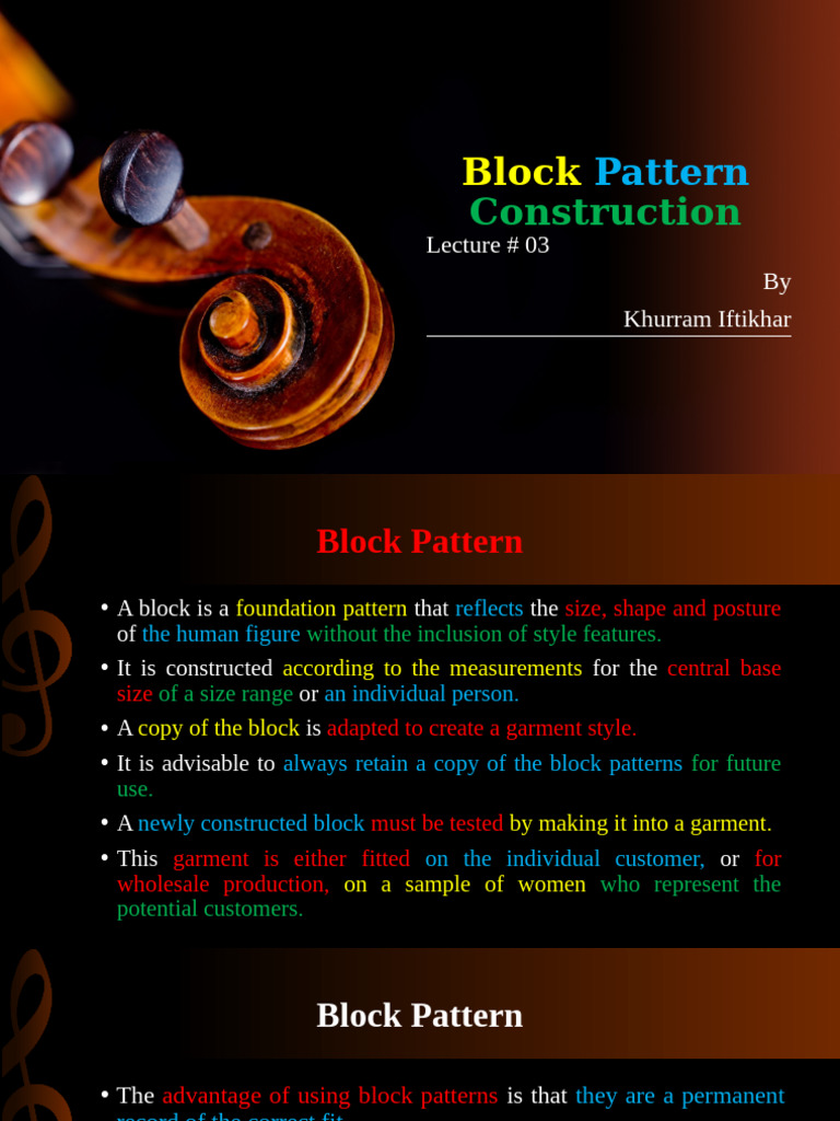 Block Pattern Construction Guide | PDF | Seam (Sewing) | Dress