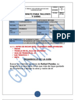 FORMATO PARA TALLERES Y GUÍAS No. 04 Grado 801