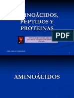 Aminoácidos, péptidos y proteínas: estructura y clasificación