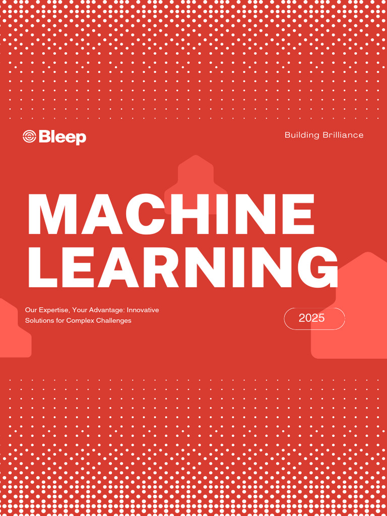 Machine Learning Brochure | PDF | Machine Learning | Artificial ...