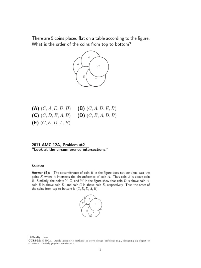 2011 12A Worksheets | PDF | Triangle | Sphere