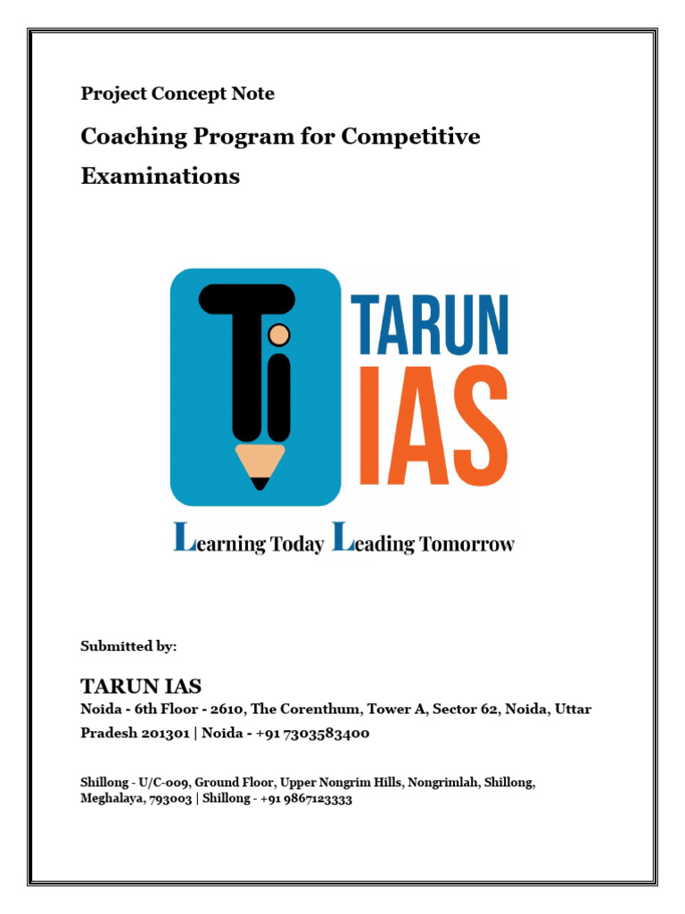 Coaching Program for Meghalaya Youth | PDF | Learning