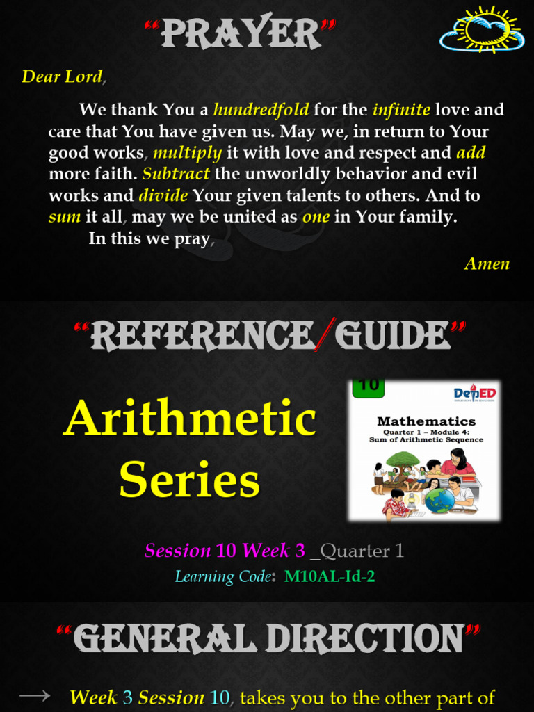 Arithmetic Series: Sum Calculations Guide | PDF | Arithmetic | Mathematics