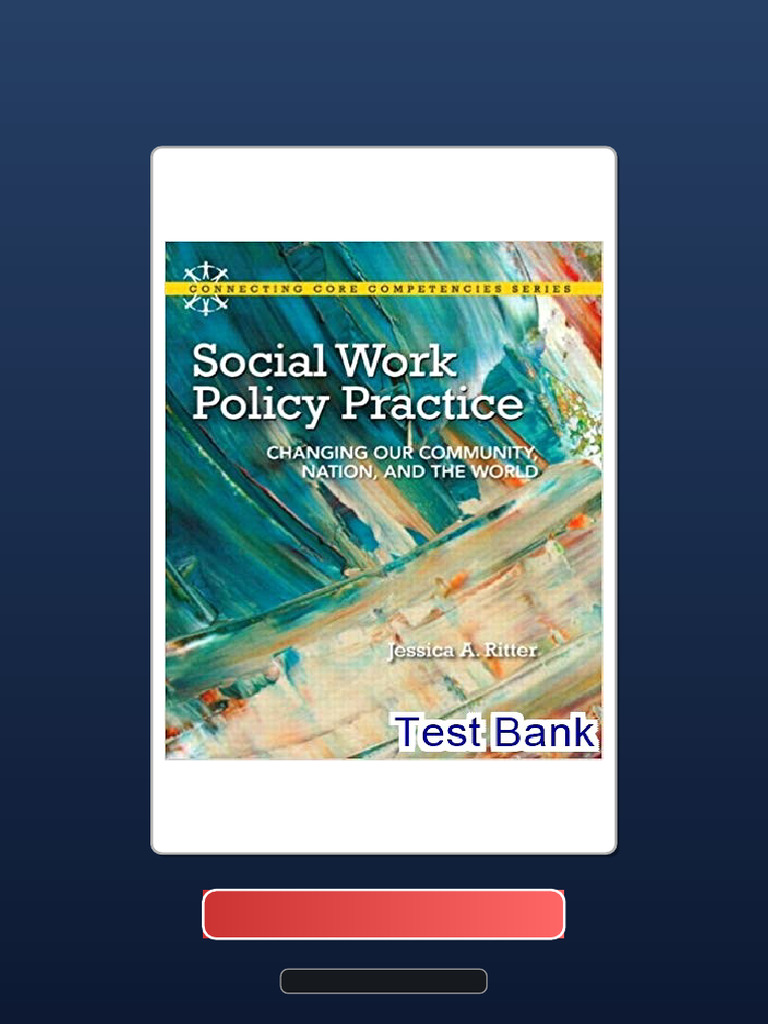 Complete Bundle Social Work Policy Practice Changing Our Community ...