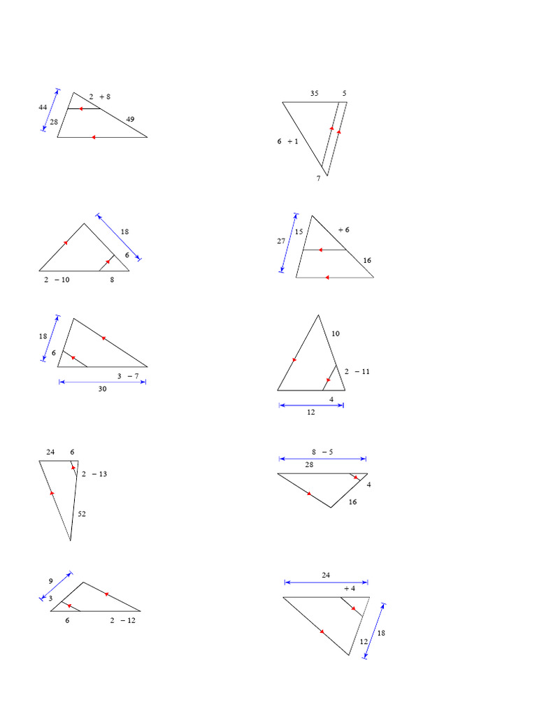 Geometry Worksheet: Solve for x | PDF