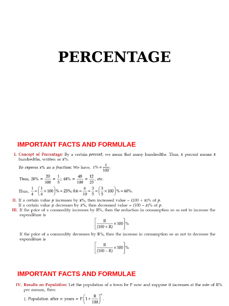 Percentage 08 08 2024 | PDF | Percentage