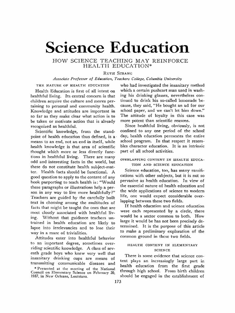 Science: Education | PDF | Science | Learning