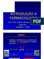 FARMACOLOGIA - Introducao a Farmacoinetica