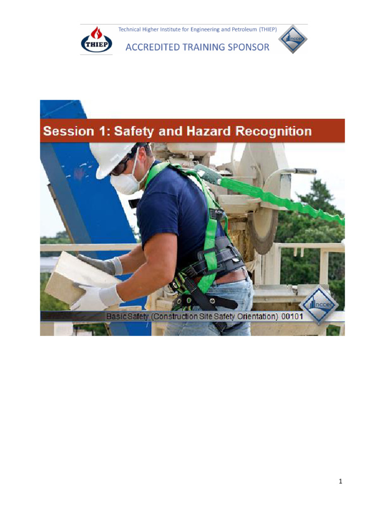 Core Module 1 Day 1 Class 1 | PDF | Workplace | Occupational Safety And ...