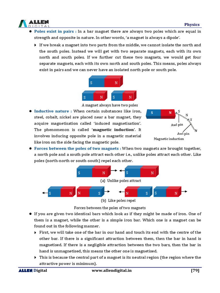 Ch4 - Fun With Magnets - SM 3 | PDF | Magnet | Magnetism