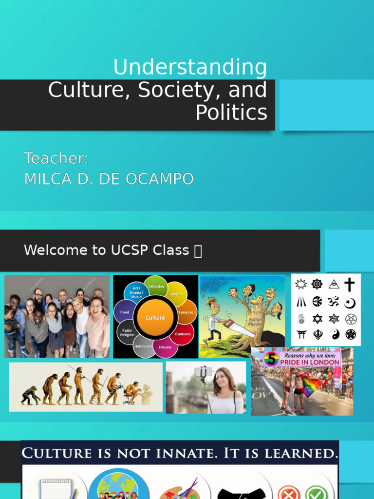 Understanding Culture and Society Dynamics | PDF | Social Psychology ...