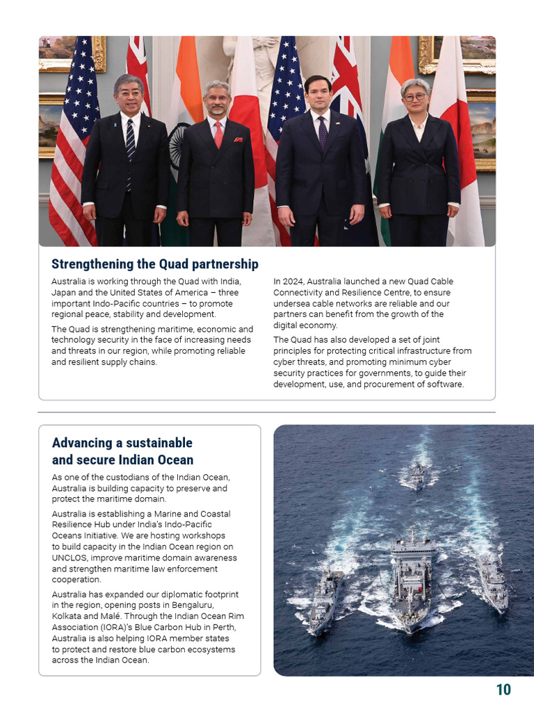 Australia’s Role in the Indian Ocean 2025 | PDF | Ecological Resilience ...