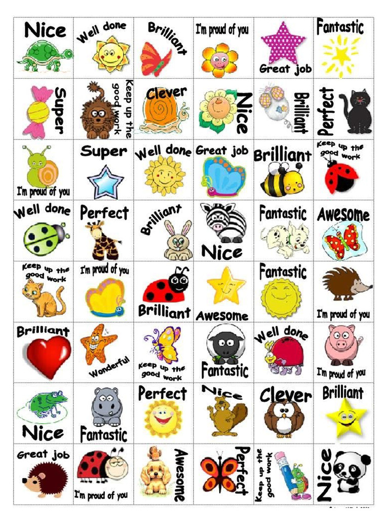 Stickers Reward | PDF