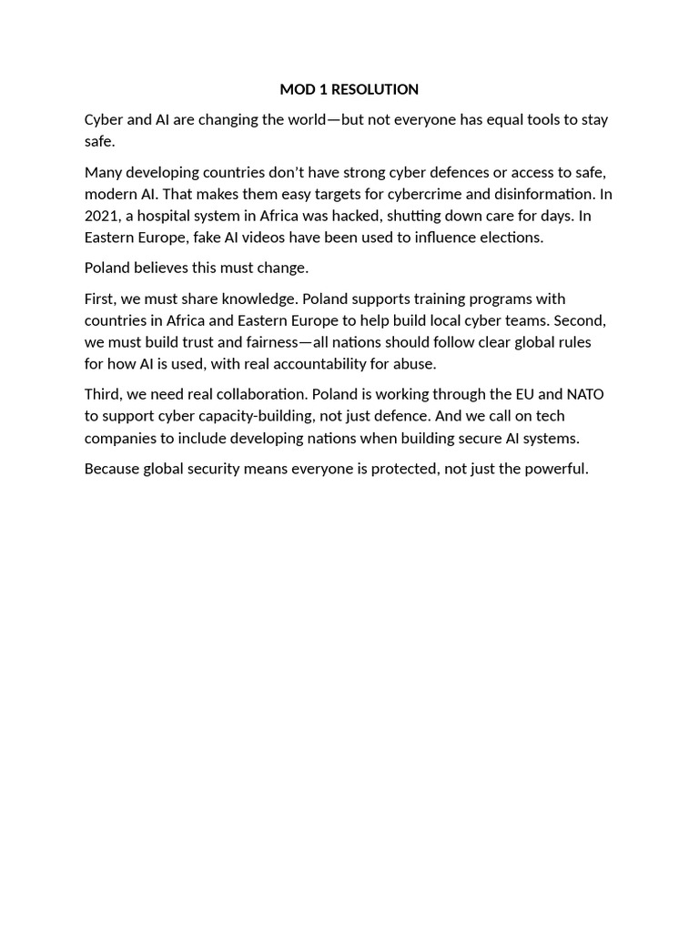 Mod 1 Resolution Pdf