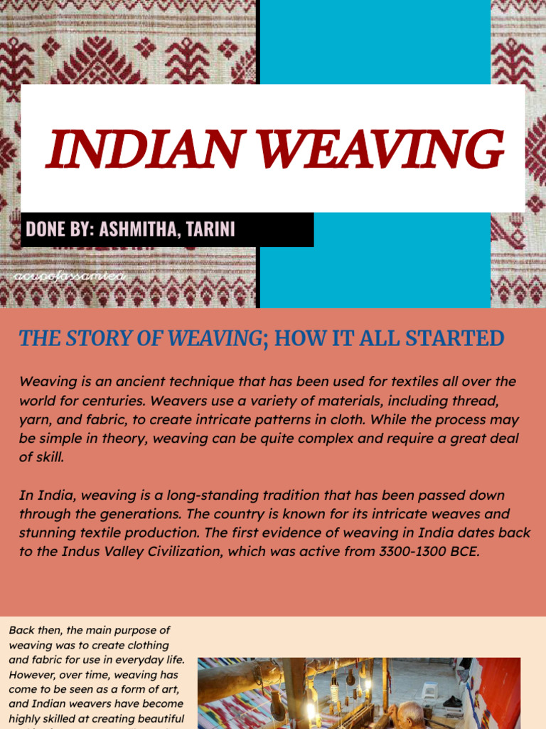 Indian Weaving | PDF | Weaving | Textiles