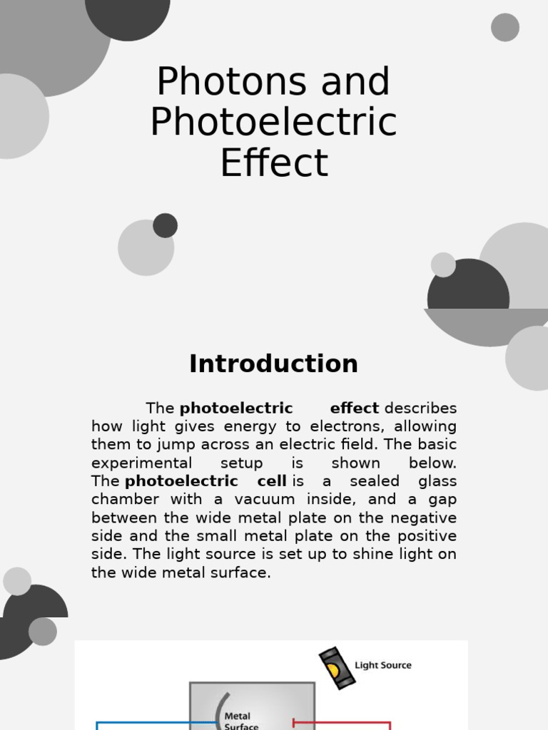 Understanding the Photoelectric Effect | PDF | Photoelectric Effect ...