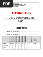 Technology Grade 9 ATP 2026 - Updated | PDF | Stairs | Beam (Structure)