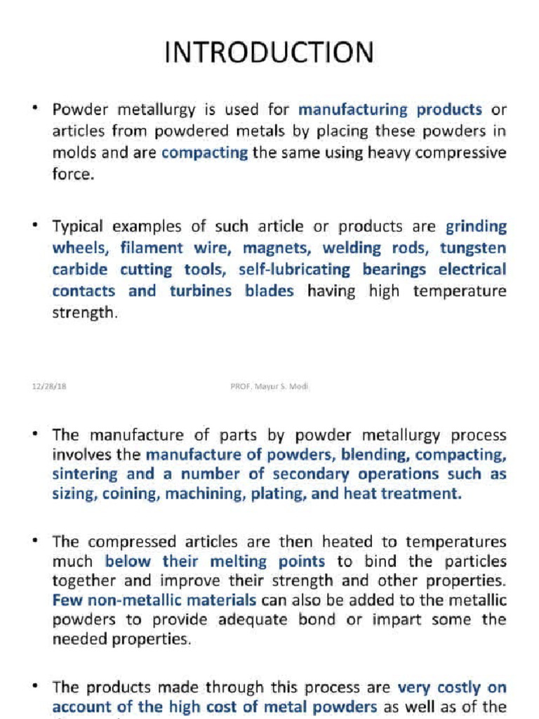Powder Metallurgy Imp 13 1 | PDF