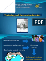 Clase toxicolog+¡a de los contaminantes