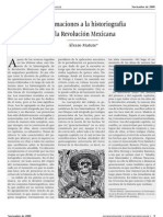 Aproximaciones a la historiografia de la revolución Mexicana