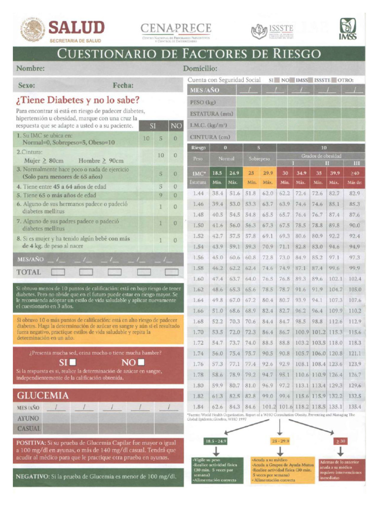 Factores de Riesgo | PDF