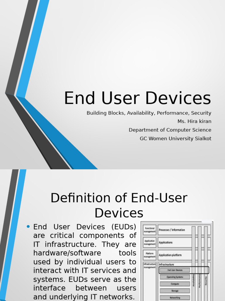 End User Devices | PDF | Security | Computer Security