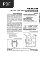 Low-Cost, Triple, 8-Bit Voltage-Output Dacs With Serial Interface