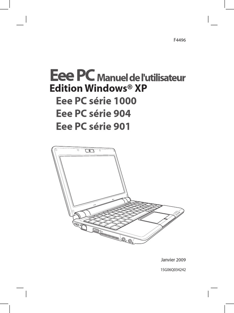 Démonter un Eee PC : Guide utilisateur | PDF | USB | Matériel informatique