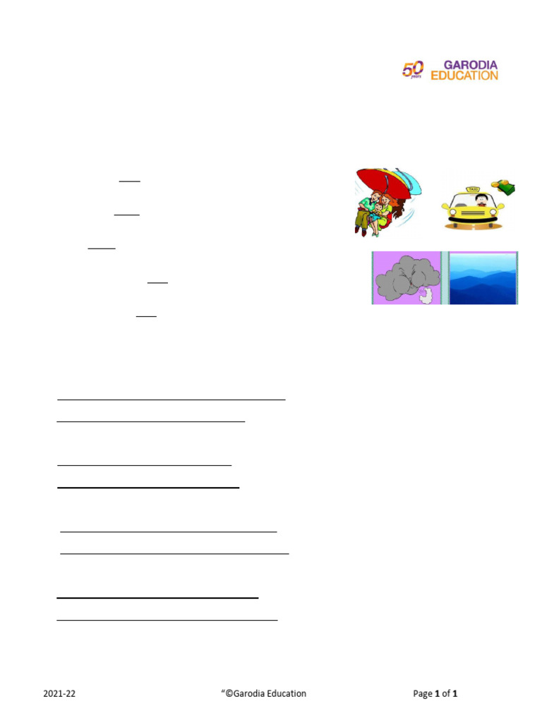 Grade 2 - Eng1 - Notes 15 | PDF