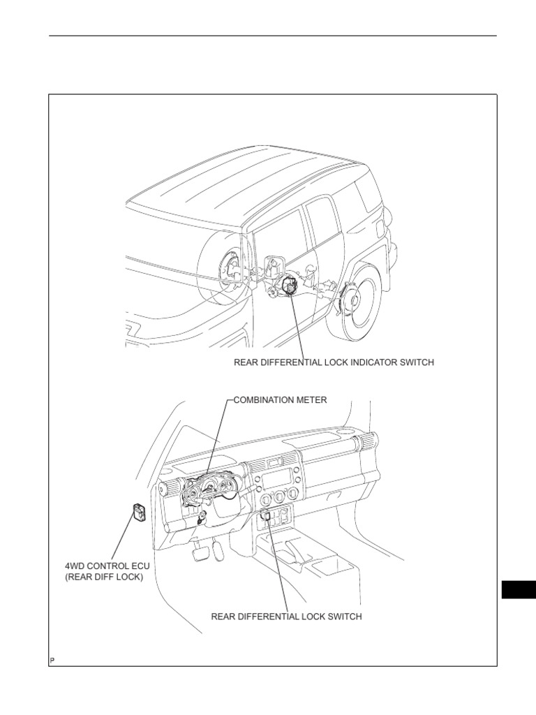 Differential Lock System Inspection Guide | PDF | Switch | Relay