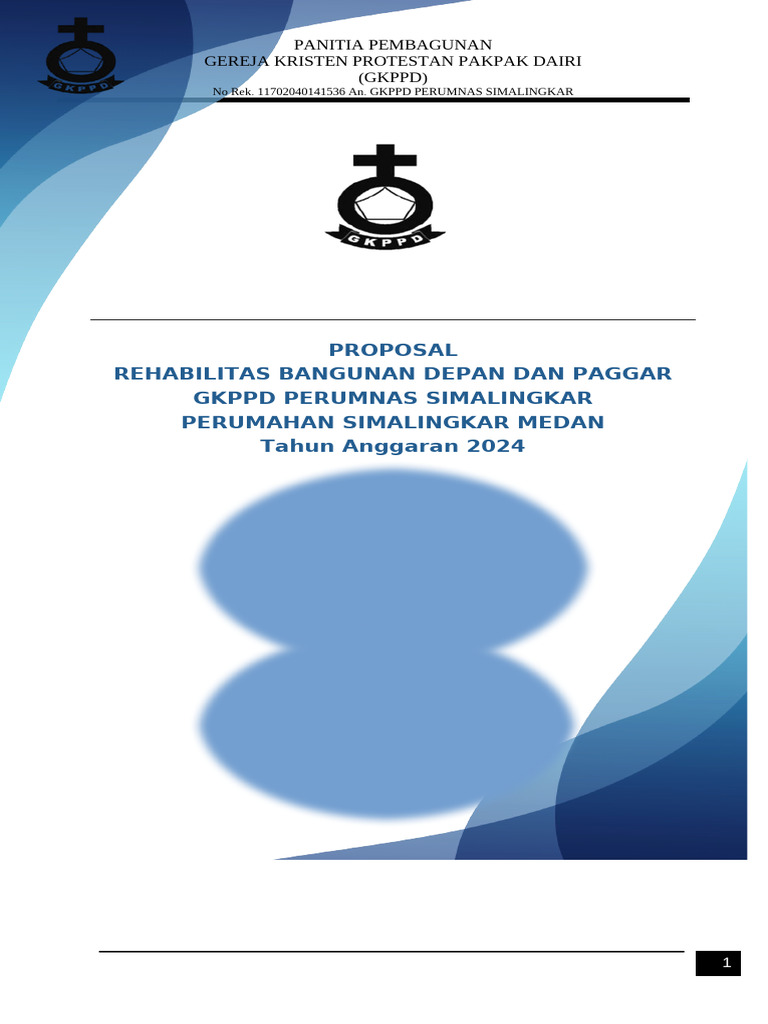 Proposal Rehabilitasi Gereja GKPPD 2024 | PDF