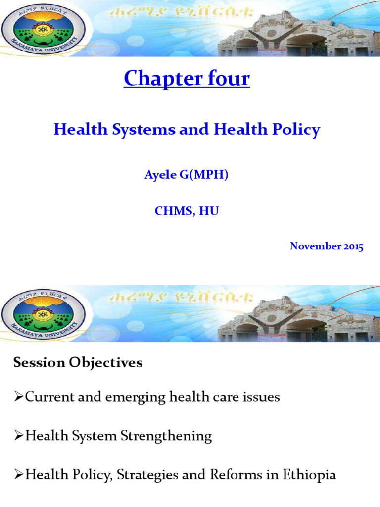 Understanding HSDP in Ethiopia | PDF | Health Care | Health Policy