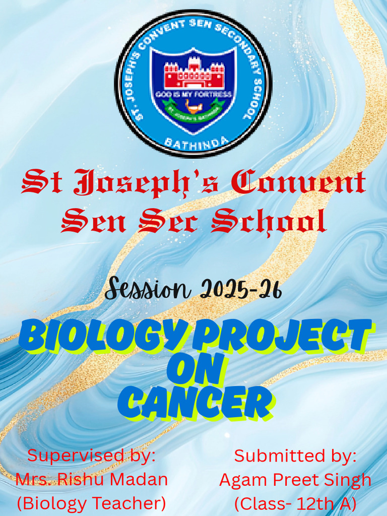 Cancer Biology Project Overview | PDF | Cancer | Cell (Biology)