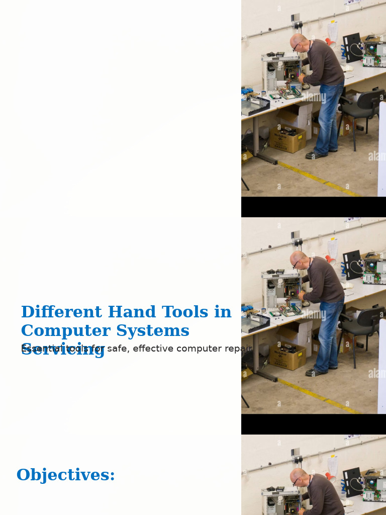 Essential Hand Tools for Computer Servicing | PDF | Electrostatic ...