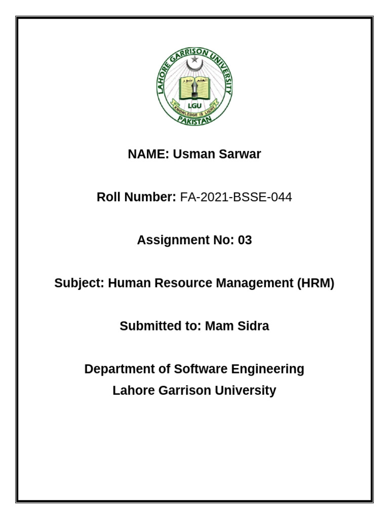 Assignment | PDF