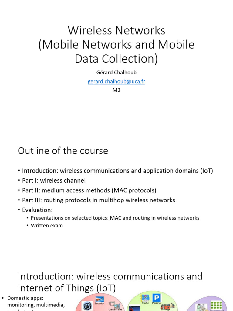Understanding Wireless Networks and IoT | PDF | Internet Of Things | Radio