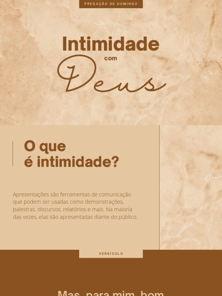 Apresentação Intimidade Com Deus Moderna Marrom - 20250706 - 092710 ...