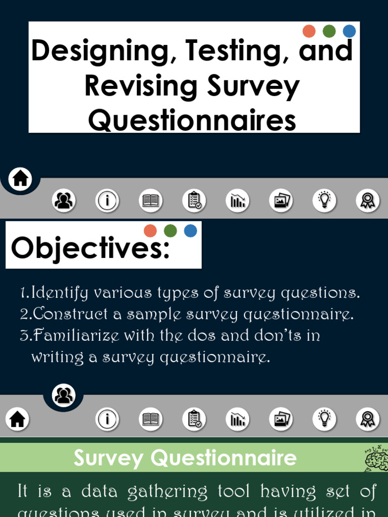 Survey Questionnaire Design Essentials | PDF | Survey Methodology ...