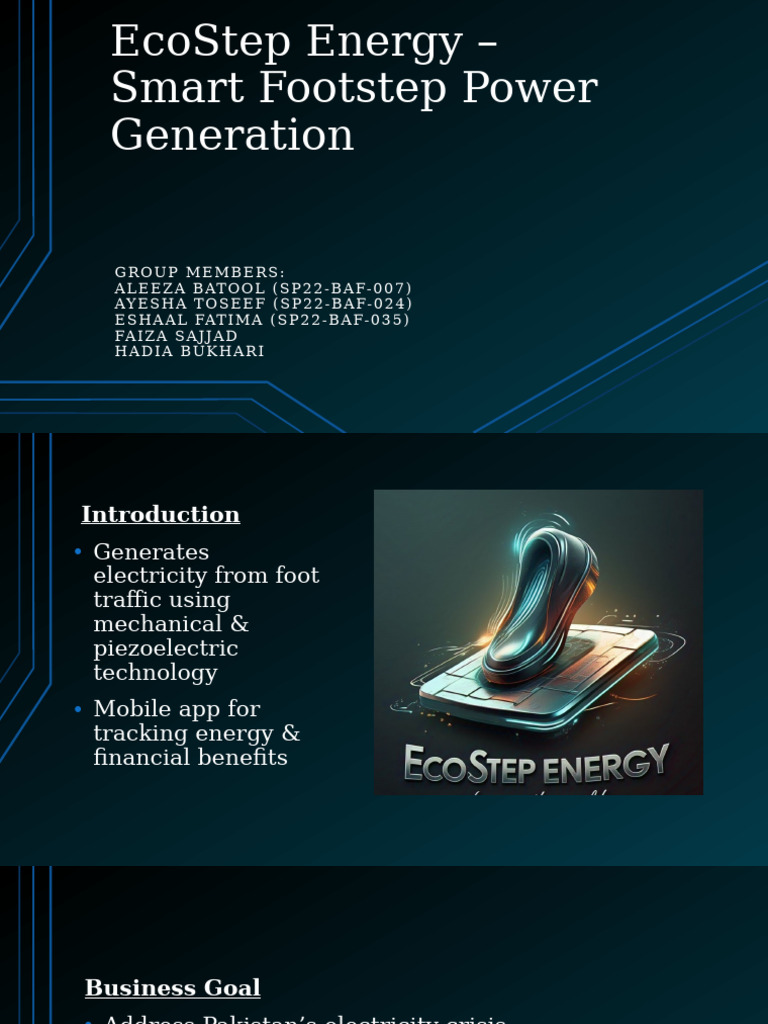 Footstep Power for Sustainable Cities | PDF | Sustainable Energy ...