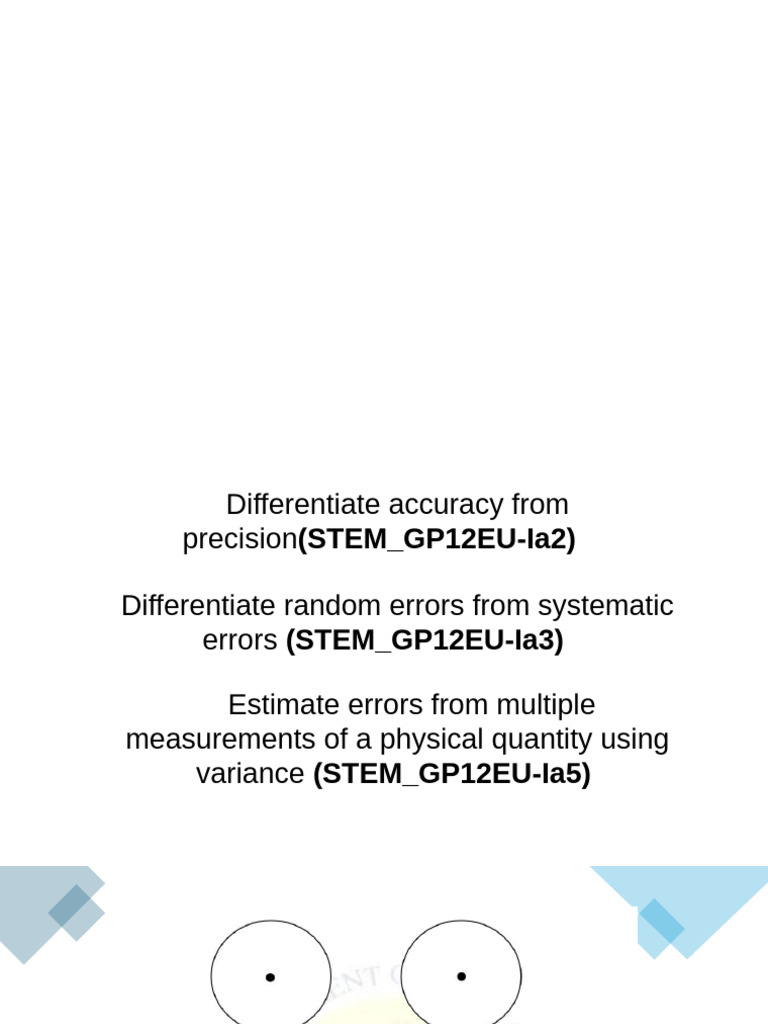 Accuracy vs. Precision in Measurements | PDF