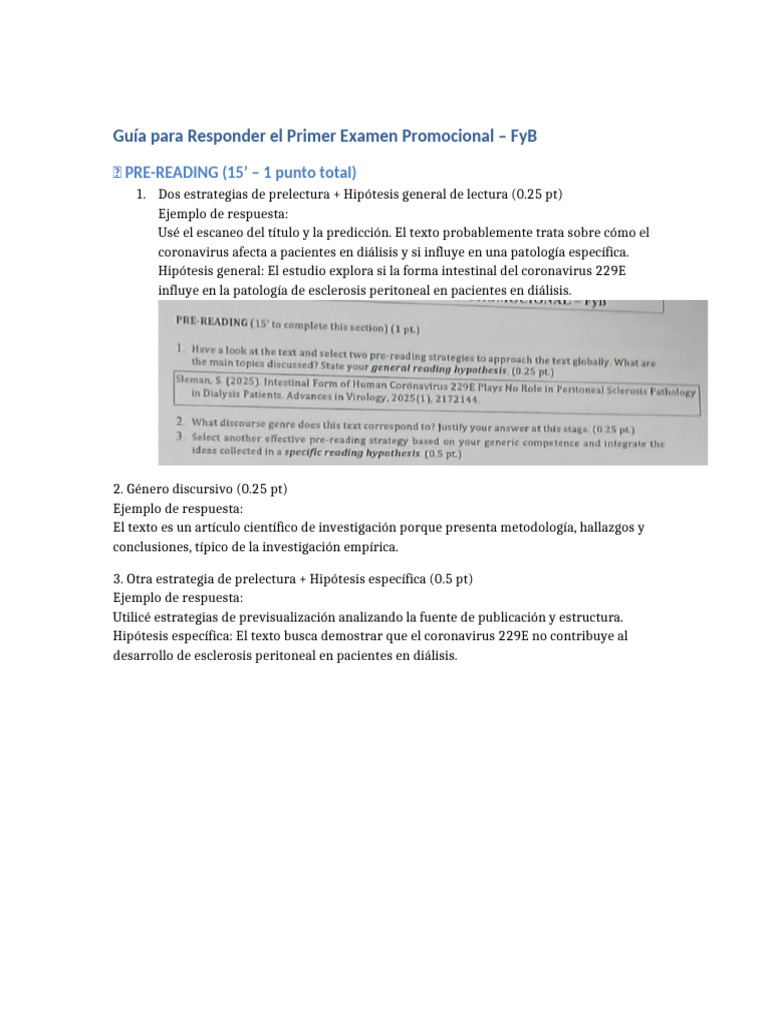 Guia Examen FyB | PDF