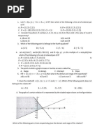 Grade 11 Math Unit 1 Test Questions | PDF | Function (Mathematics ...