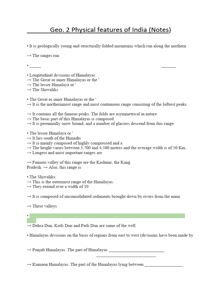 Deccan Plateau Overview | PDF | Himalayas | Earth Sciences