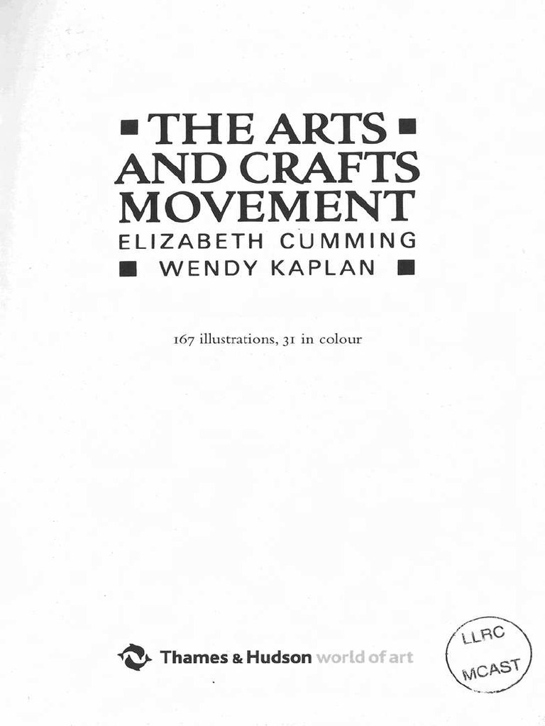 Arts and Crafts Movement Overview | PDF | Arts And Crafts Movement ...