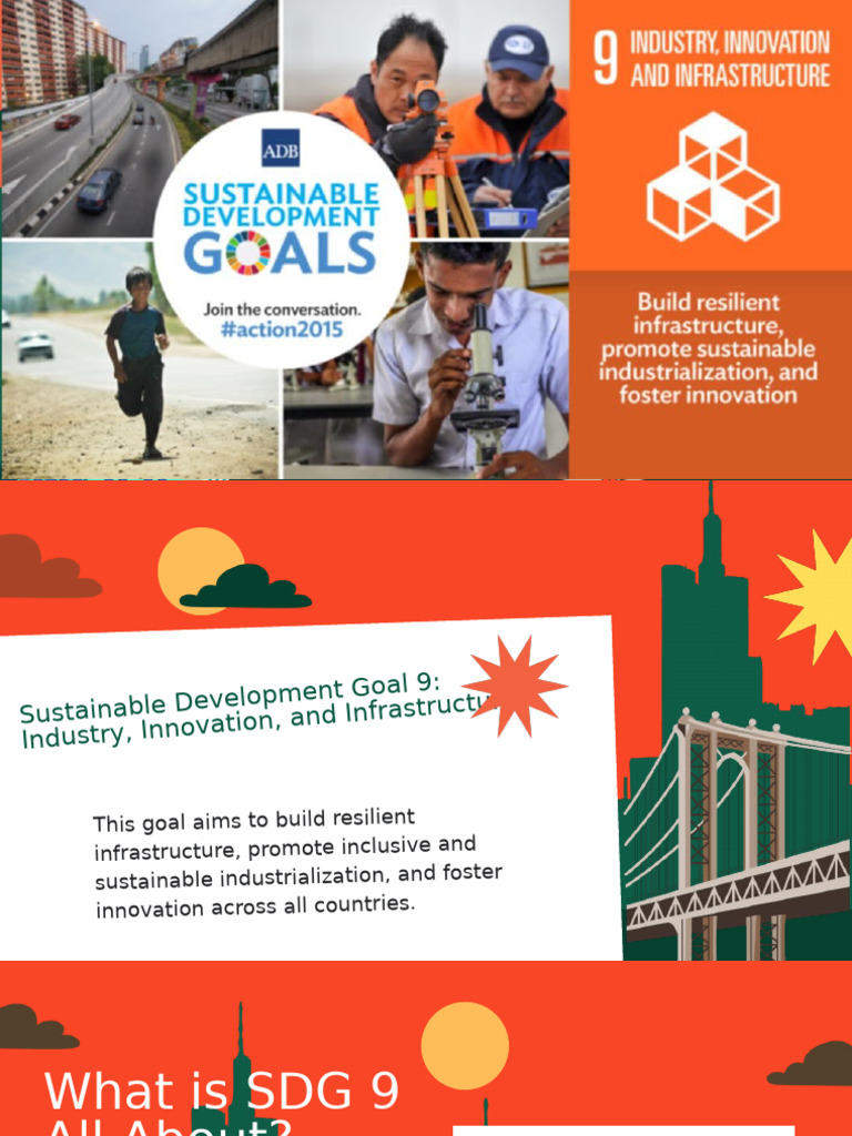 Sustainable Development Goal 9 Industry, Innovation, and Infrastructure ...